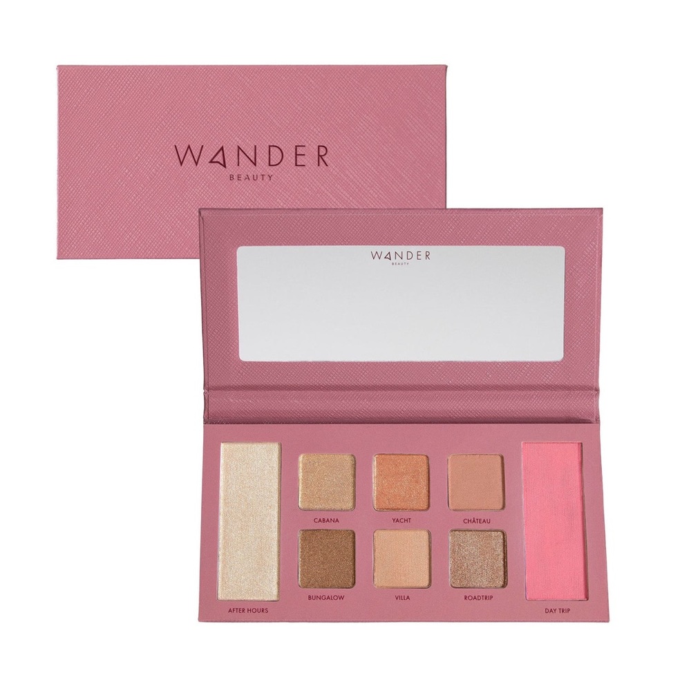 wander beauty getaway eye and face palette